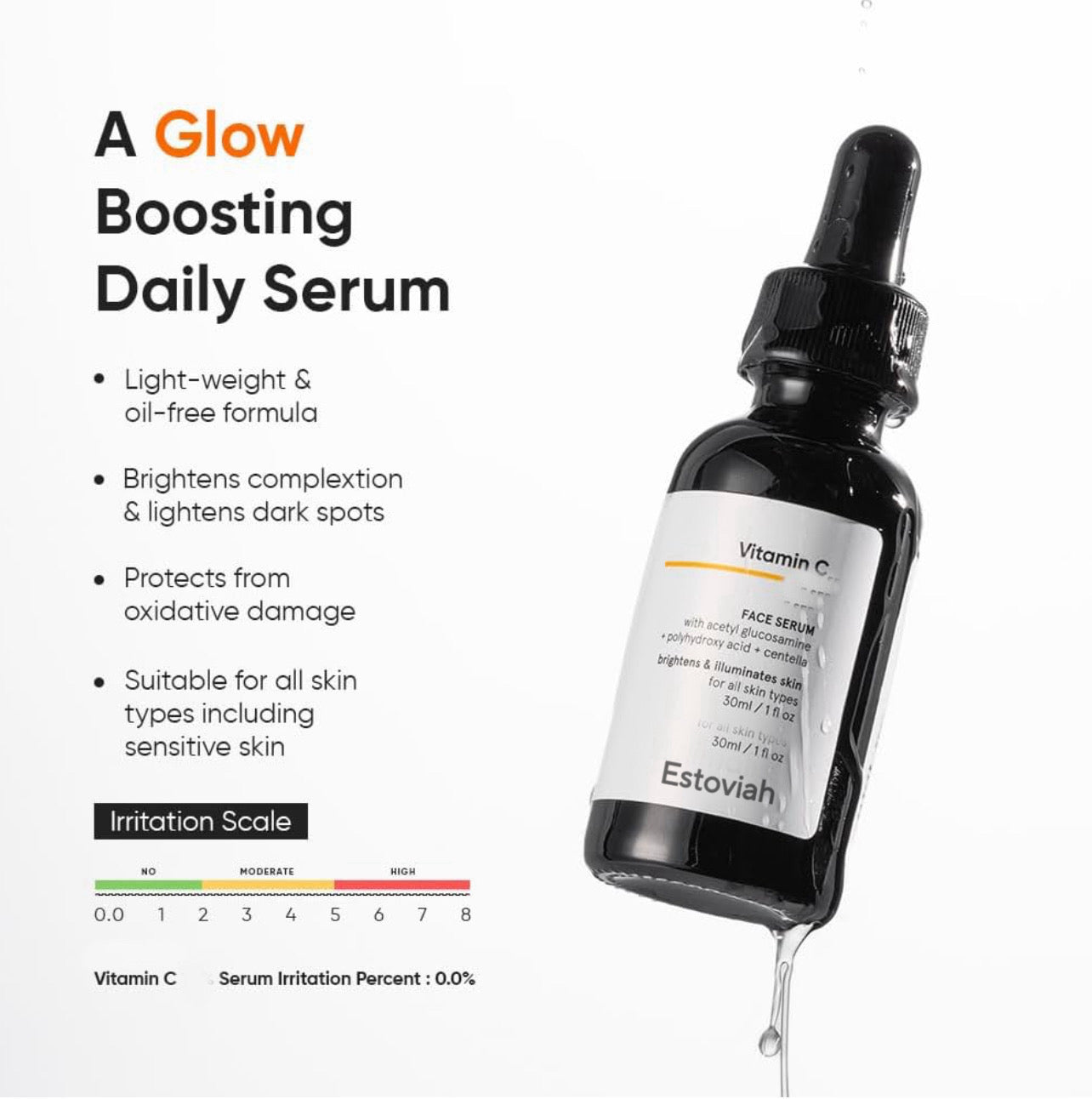 15% Vitamin C+ Niacinamide Face Serum for Brightening